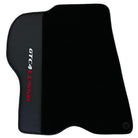 Black Floor Mats For Ferrari GTC4 Lusso (2016-2023) with Leather - AutoWin