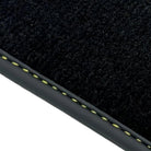 Black Floor Mats for Ferrari Portofino (2018-2023) with Leather - AutoWin