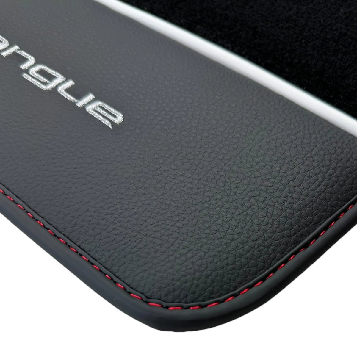 Black Floor Mats for Ferrari Purosangue with Leather - AutoWin