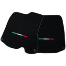 Black Floor Mats For Ferrari Roma (2021-2024) Italian Edition - AutoWin