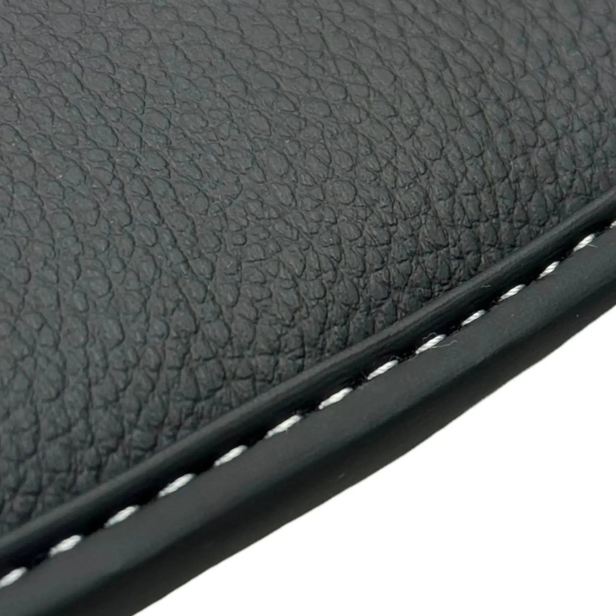 Black Floor Mats for Ferrari Roma (2021-2027) with Leather