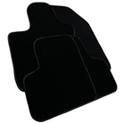 Black Floor Mats for Fiat 500 (2008-2013) | Black Trim - AutoWin