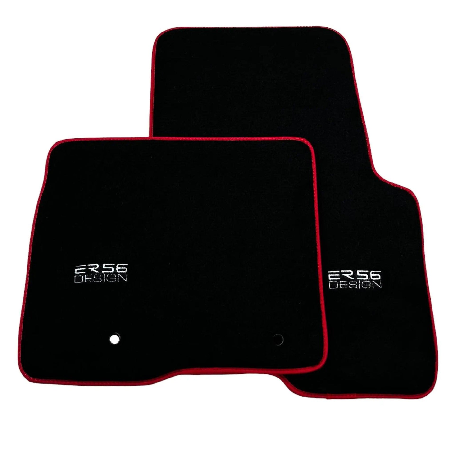 Black Floor Mats For Ford F150 (2015-2020) ER56 Design - AutoWin