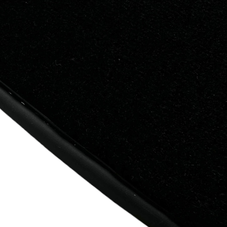 Black Floor Mats For Ford Mustang VI (2015-2023) With Pony - AutoWin