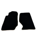 Black Floor Mats For Kia Sportage (1994-2002) with Beige Trim - AutoWin