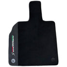 Black Floor Mats for Lamborghini Aventador S with Alcantara Leather - AutoWin