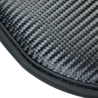 Black Floor Mats for Lamborghini Diablo (1990-2001) with Carbon Fiber - AutoWin