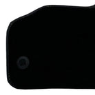 Black Floor Mats for Lamborghini Gallardo With Yellow Alcantara Leather - AutoWin