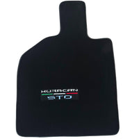 Black Floor Mats for Lamborghini Huracan STO - AutoWin