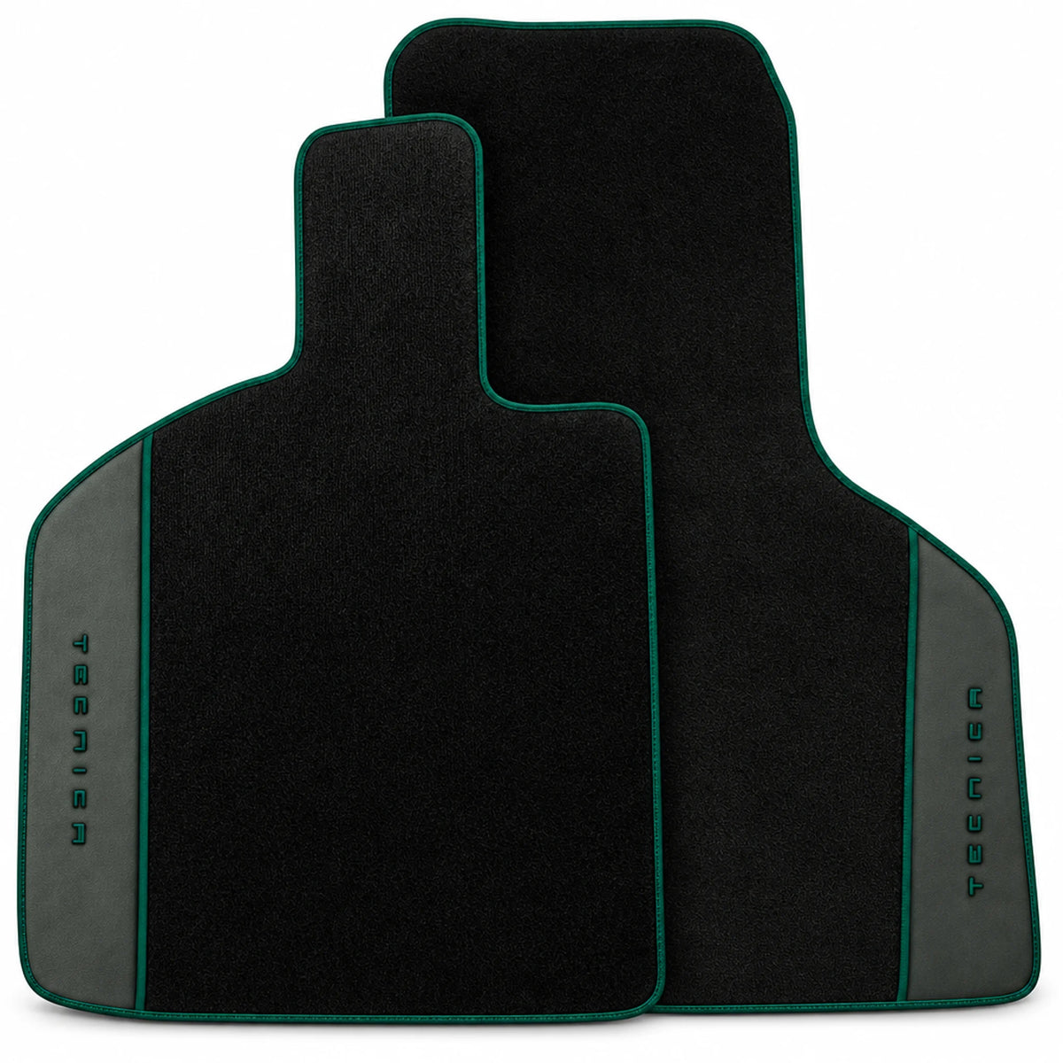 Black Floor Mats for Lamborghini Huracan Tecnica | Alcantara Leather Borders