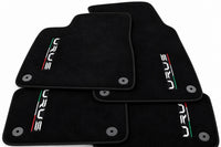 Tapis de sol noir pour Lamborghini Urus Sur mesure avec bord noir