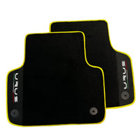 Black Floor Mats For Lamborghini Urus With Alcantara Leather - AutoWin