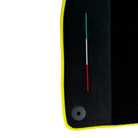 Black Floor Mats For Lamborghini Urus With Alcantara Leather - AutoWin