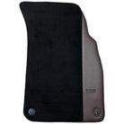 Black Floor Mats for Lamborghini Urus with Dark Brown Leather | ER56 Design - AutoWin