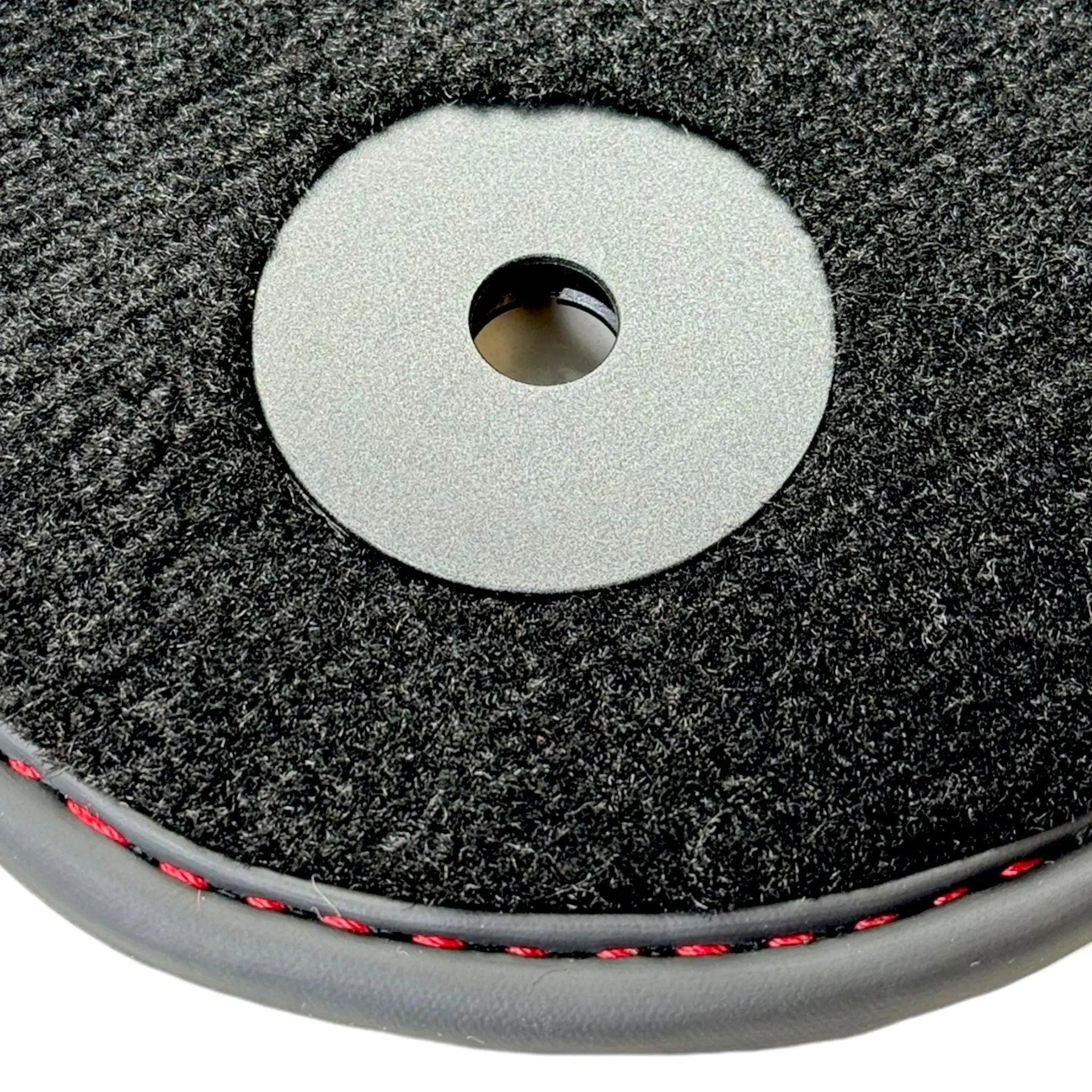 Black Floor Mats for Lamborghini Urus with Red Leather | ER56 Design - AutoWin