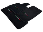 Black Floor Mats For Maserati Coupé (2001-2007) Italy Edition - AutoWin