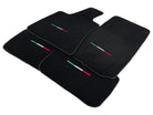 Black Floor Mats For Maserati Coupé (2001-2007) Italy Edition - AutoWin