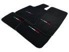 Black Floor Mats For Maserati Coupé (2001-2007) Italy Edition - AutoWin