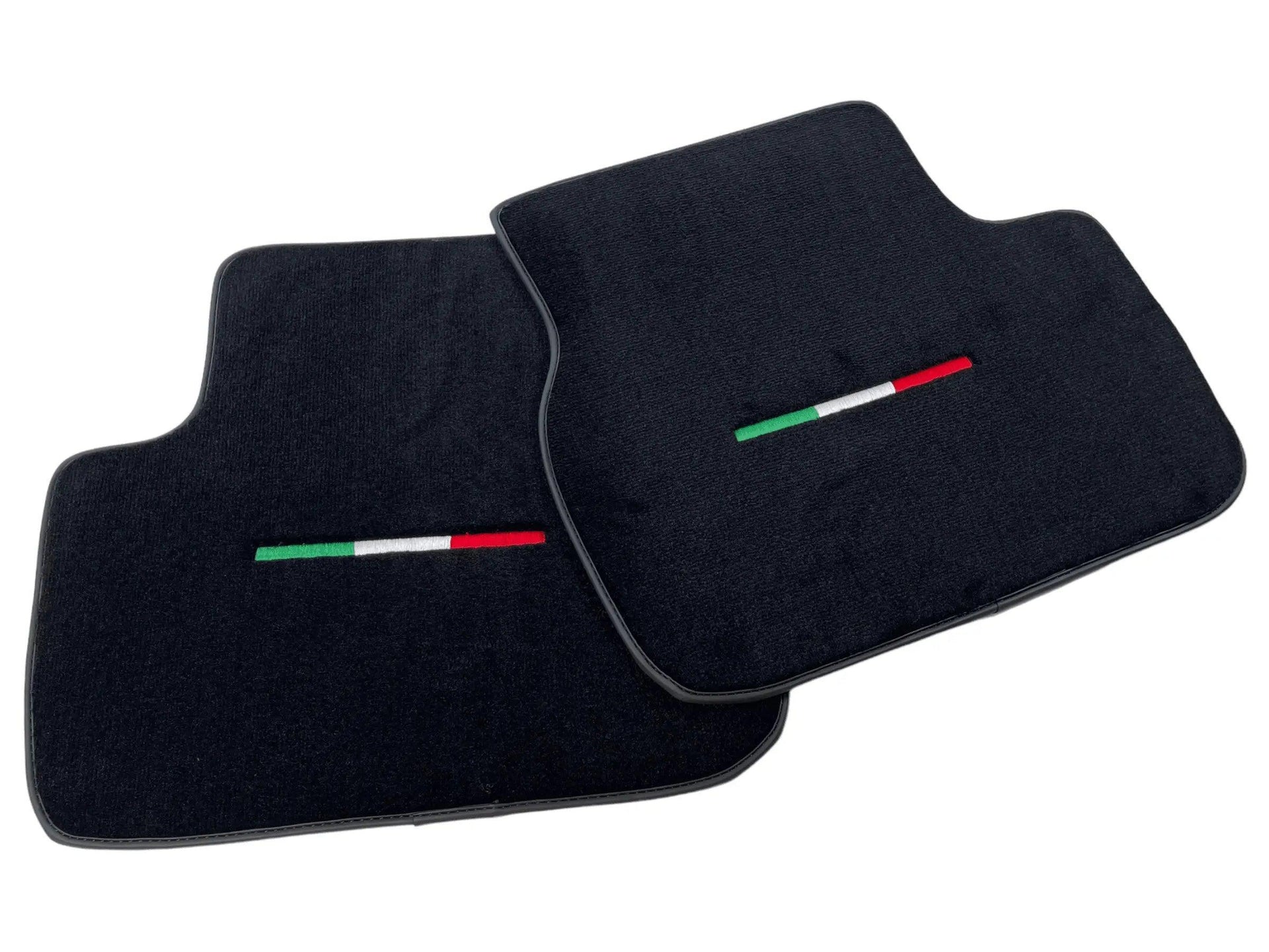 Black Floor Mats For Maserati Ghibli 2013-2022 Italy Edition - AutoWin