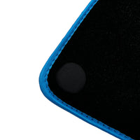 McLaren 720S (2017-2021) Black Floor Mats with Blue Trim | AutoWin