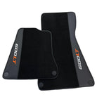 Black Floor Mats for McLaren 600 LT (2018-2020) With Leather - AutoWin