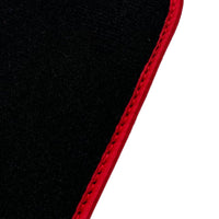 Black Floor Mats for McLaren 600 LT (2018-2020) With Red Trim - AutoWin