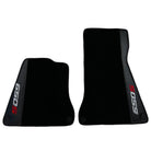 Black Floor Mats For McLaren 650S Black Tailored With Carbon Leather - AutoWin