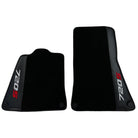 Black Floor Mats For McLaren 720S (2017-2021) with Carbon Leather - AutoWin