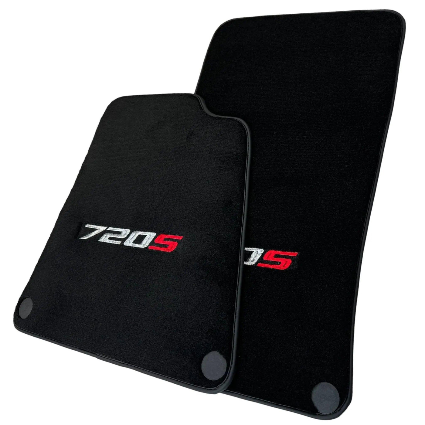 Black Floor Mats for McLaren 720S Tailored Carpets Set AutoWin - AutoWin