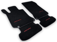Black Floor Mats For Mercedes Benz C-Class S203 Estate 4Matic (2001-2007) | Limited Edition - AutoWin