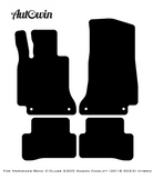 Black Floor Mats For Mercedes Benz C-Class S205 Wagon Facelift (2018-2023) Hybrid | Limited Edition - AutoWin