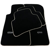 Black Floor Mats For Mercedes-Benz C Class W202 (1993-2000) ER56 Design - AutoWin