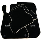 Black Floor Mats For Mercedes-Benz C-Class W204 (2007-2014) ER56 Design - AutoWin