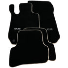 Black Floor Mats For Mercedes-Benz C-Class W204 (2007-2014) ER56 Design - AutoWin