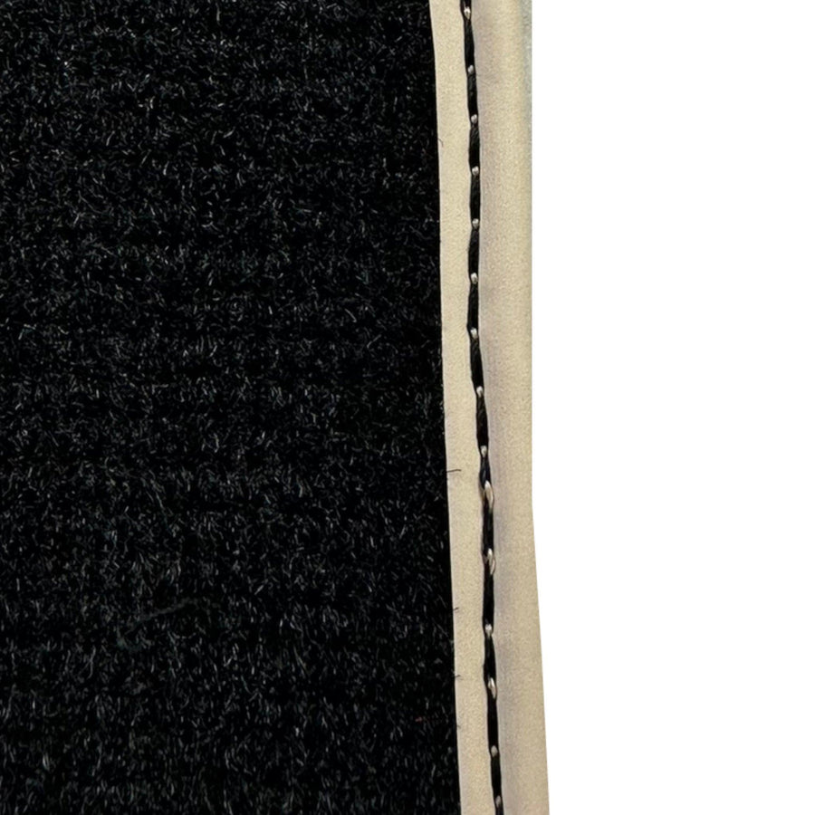 Black Floor Mats For Mercedes-Benz C-Class W204 (2007-2014) ER56 Design - AutoWin
