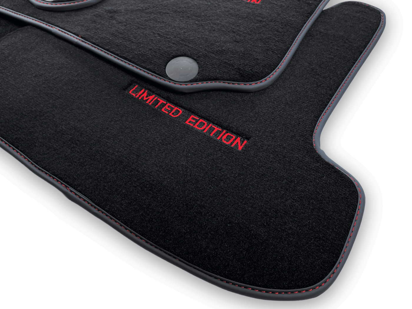 Black Floor Mats For Mercedes Benz C-Class W204 Sedan (2007-2014) | Limited Edition - AutoWin