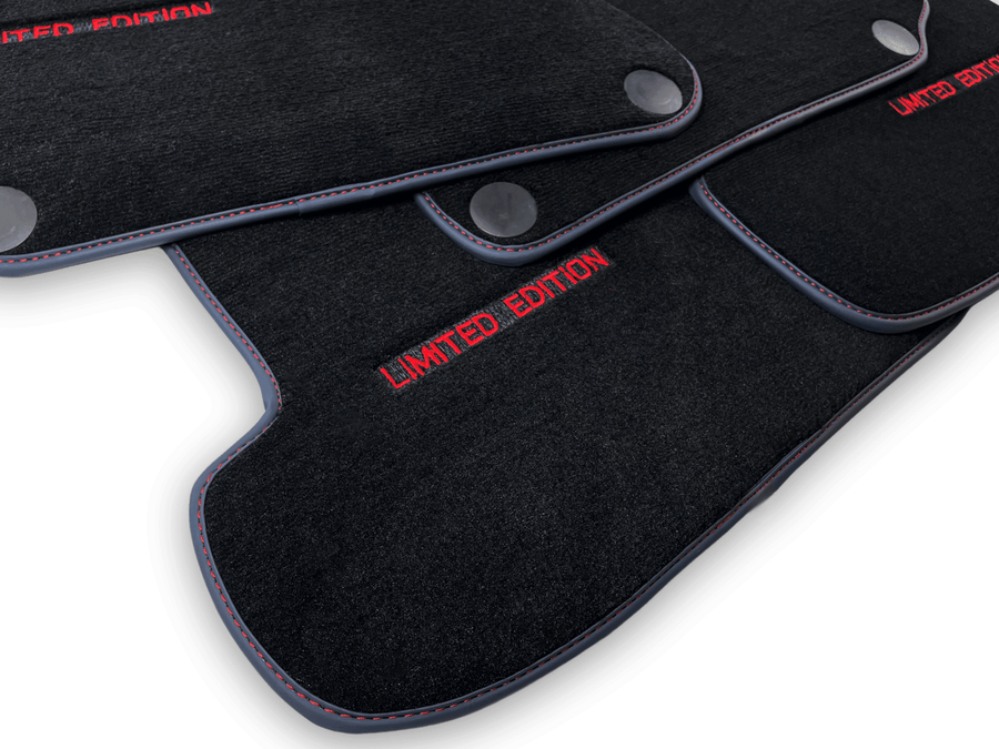 Black Floor Mats For Mercedes Benz CLA-Class C118 Coupe (2019-2023) | Limited Edition - AutoWin