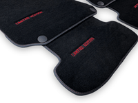 Black Floor Mats For Mercedes Benz CLA-Class X117 Shooting Brake (2015-2019) | Limited Edition - AutoWin