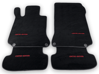 Black Floor Mats For Mercedes Benz CLK-Class C209 Coupe (2002-2009) | Limited Edition - AutoWin
