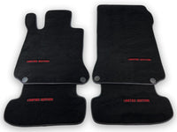 Black Floor Mats For Mercedes Benz E-Class W210 Sedan (1995-2002) | Limited Edition - AutoWin