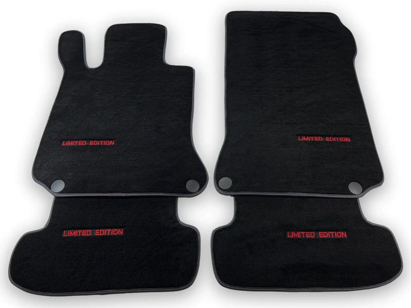 Black Floor Mats For Mercedes Benz E-Class W211 Sedan 4Matic (2002-2009) | Limited Edition - AutoWin