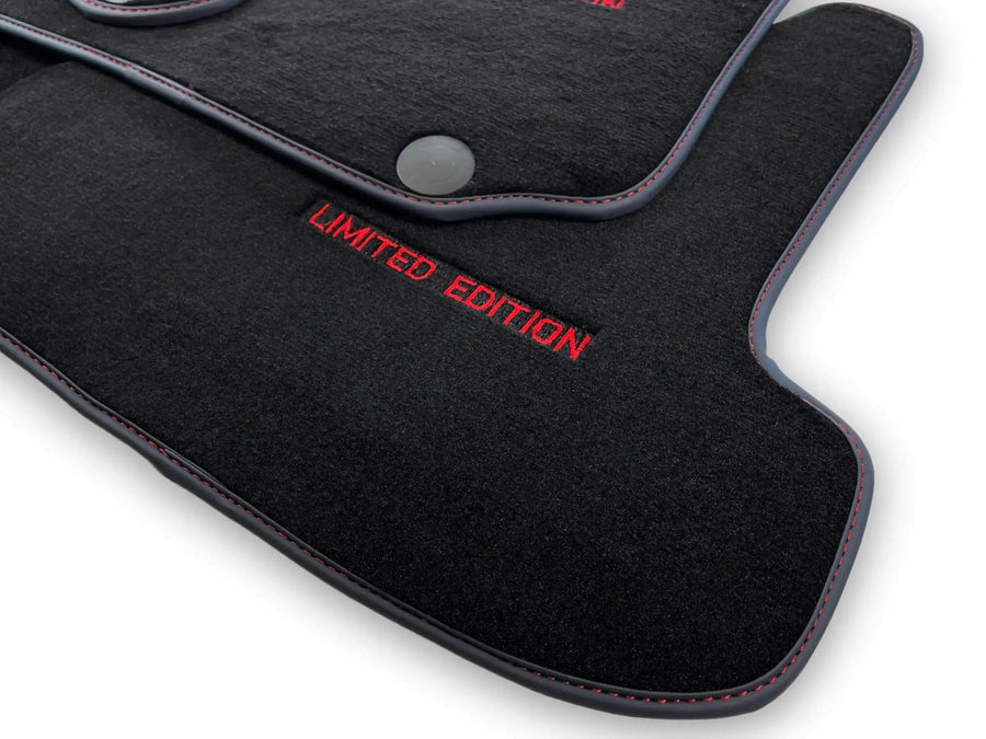 Black Floor Mats For Mercedes Benz E-Class W212 Sedan Facelift (2013-2016) | Limited Edition - AutoWin