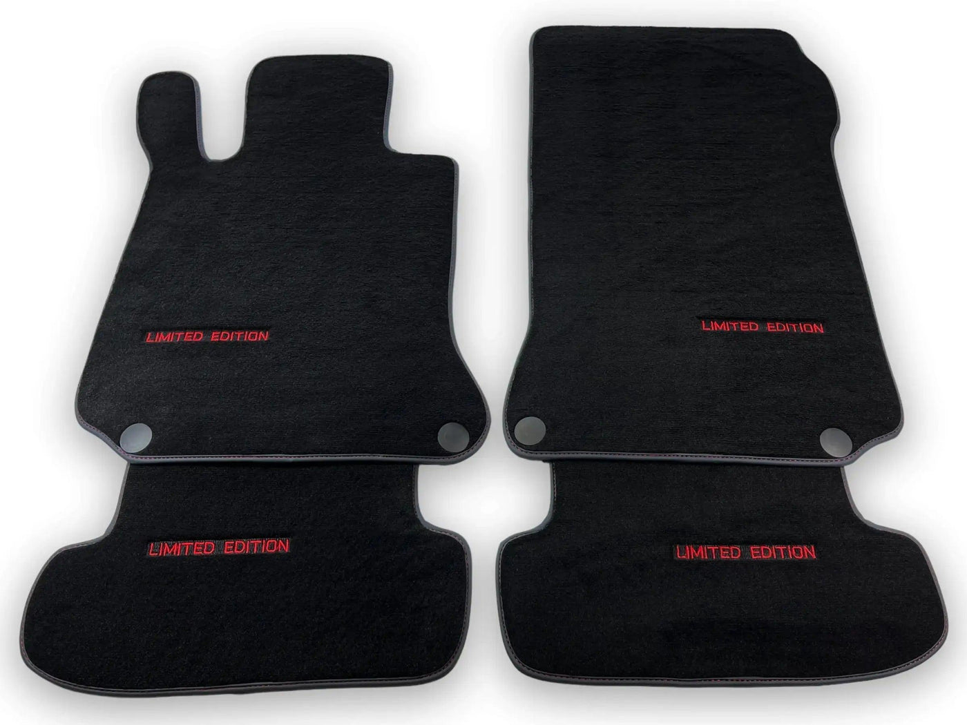 Black Floor Mats For Mercedes Benz E-Class W213 Sedan (2016-2020) Hybrid | Limited Edition - AutoWin