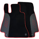 Black Floor Mats for Mercedes Benz E-Class W213 Sedan (2020-2023) Hybrid | Red Trim - AutoWin