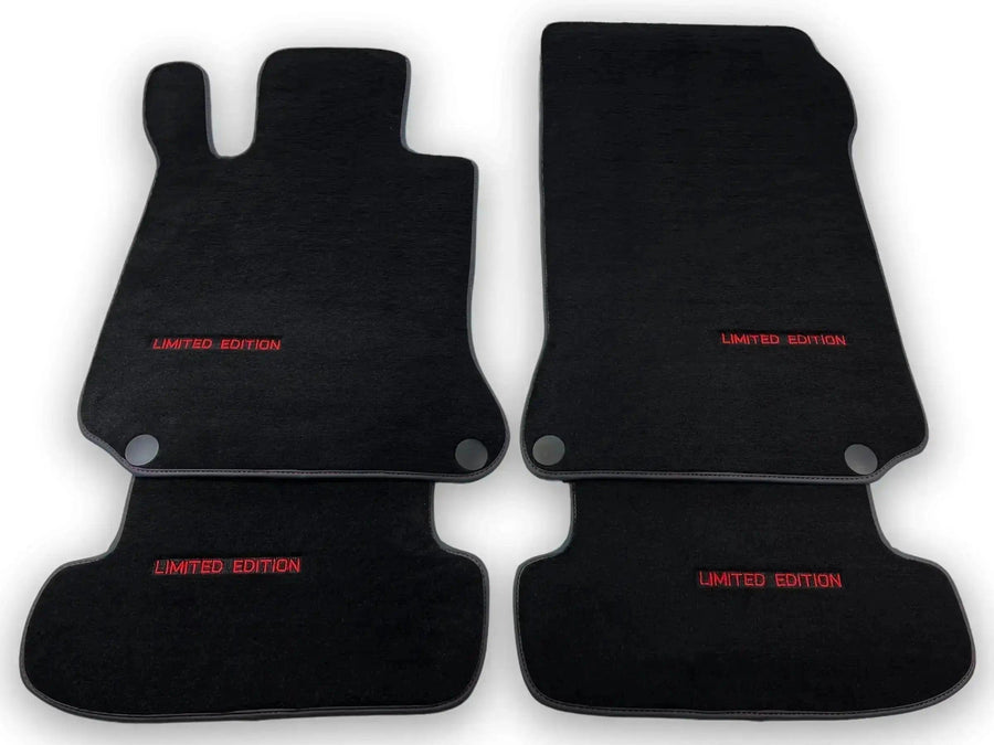 Black Floor Mats For Mercedes Benz EQS-Class V297 (2021-2023) | Limited Edition - AutoWin
