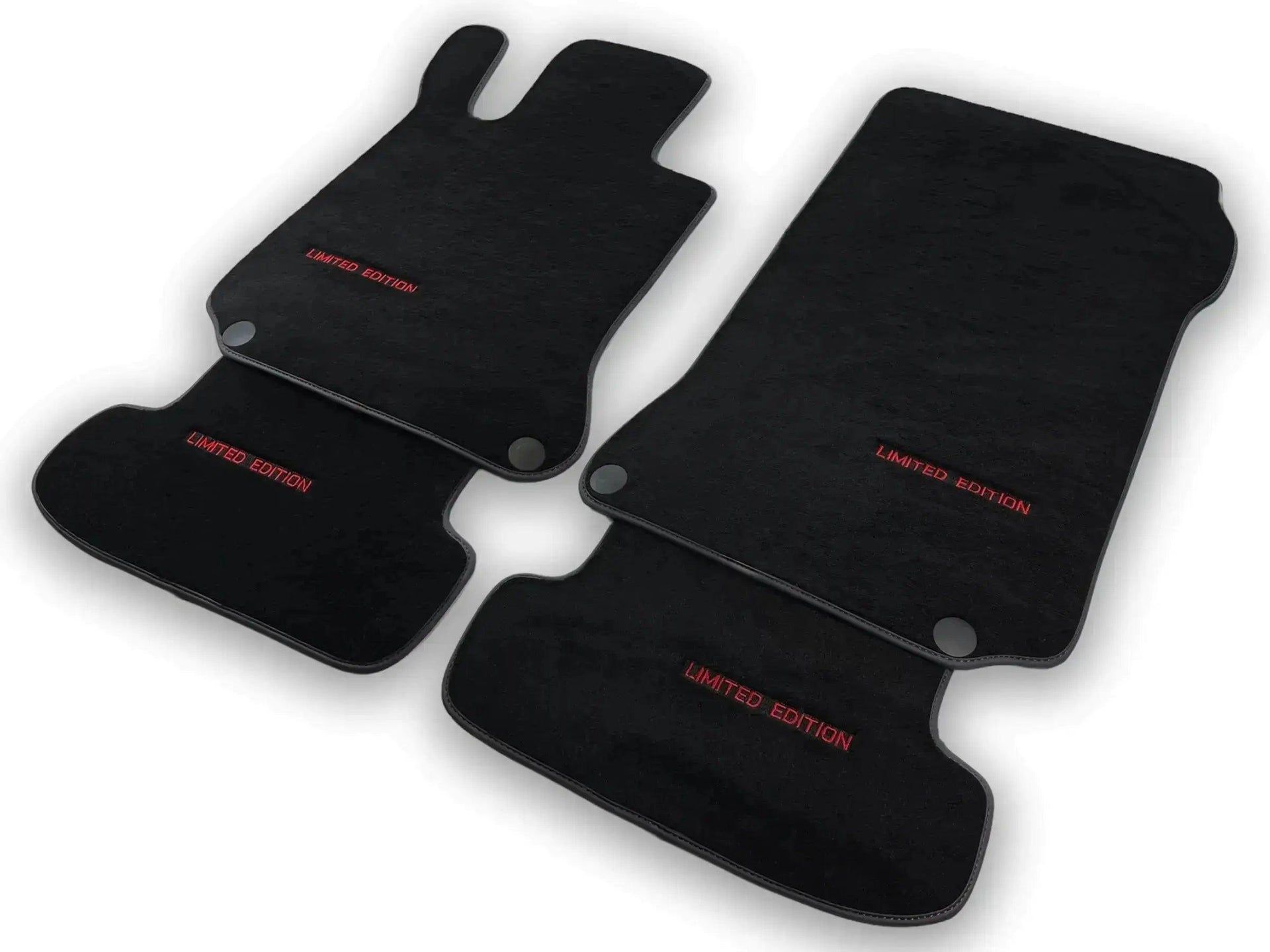 Black Floor Mats For Mercedes Benz EQS-Class X296 (2022-2023) | Limited Edition - AutoWin