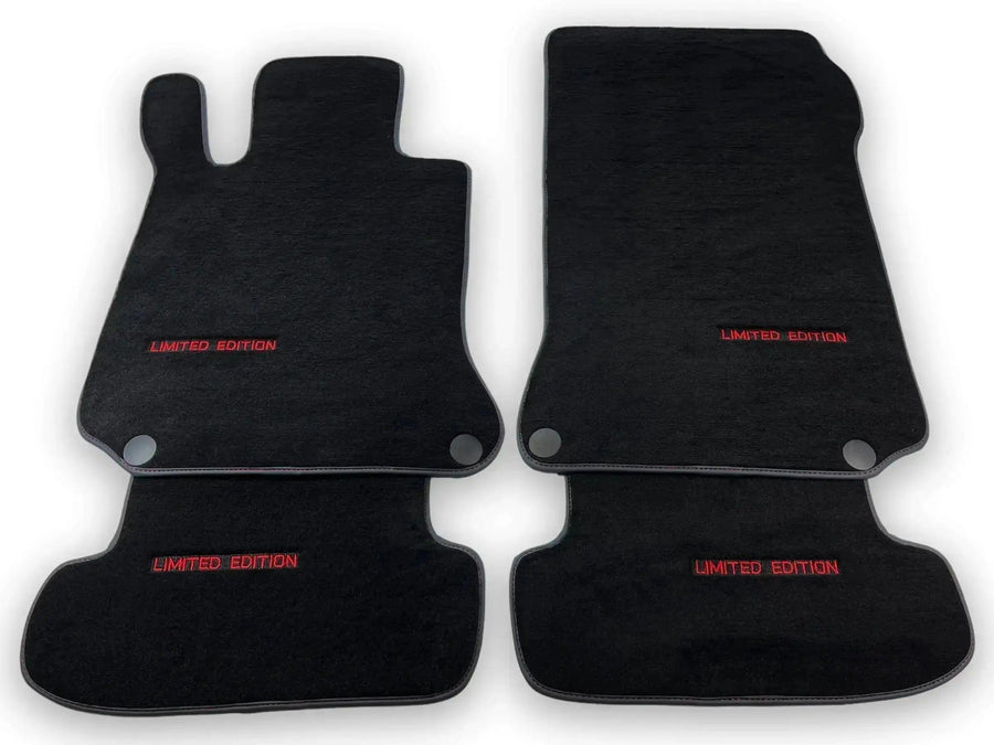 Black Floor Mats For Mercedes Benz GLC-Class X254 SUV 300e 4Matic (2023-2024) | Limited Edition - AutoWin