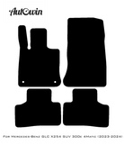 Black Floor Mats For Mercedes Benz GLC-Class X254 SUV 300e 4Matic (2023-2024) | Limited Edition - AutoWin