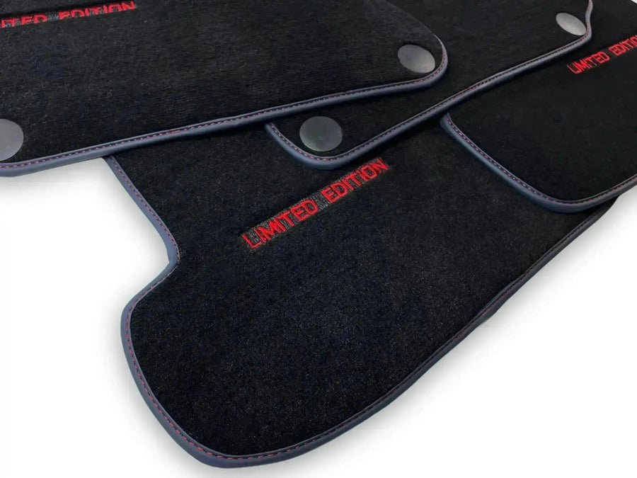Black Floor Mats For Mercedes Benz GLE-Class W166 Allrounder (2015-2019) | Limited Edition - AutoWin