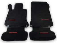 Black Floor Mats For Mercedes Benz GLK-Class X204 (2008-2012) | Limited Edition - AutoWin